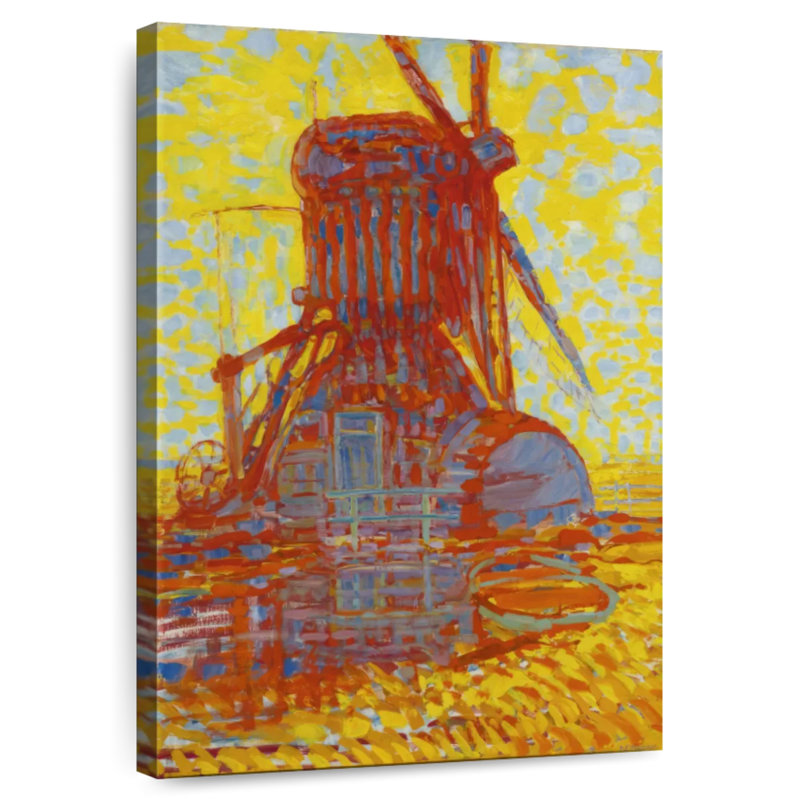 Moulin à la lumière du soleil, H 30 po x l 20 po