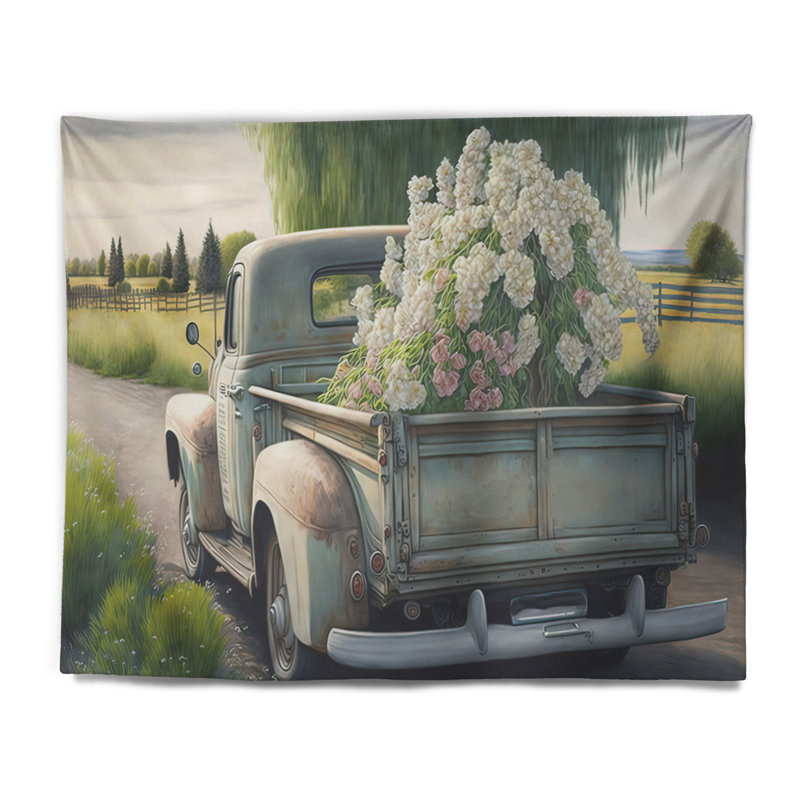 Tapisserie VI en polyester, H 32 po x l 39 po