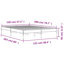 Vidaxl Bed Frame Engineered Wood And Metal-693526093-693526064