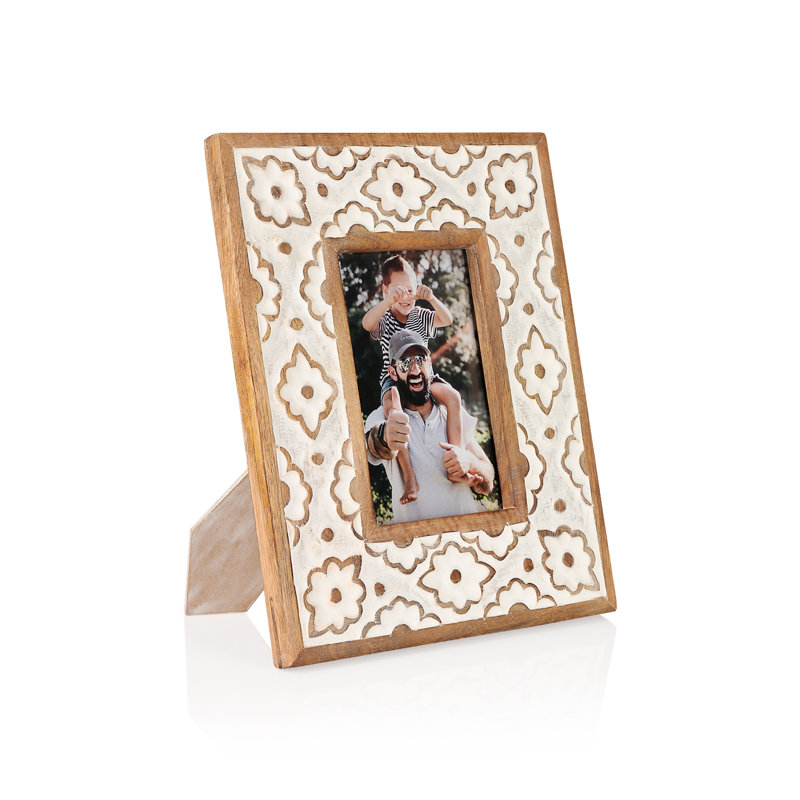 Irie Brown Wood Picture Frame, 6.69" x 8.66"