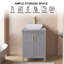 Ensemble de meuble-lavabo simple 24 po gris-1933596325