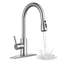 Robinet de cuisine rétractable à poignée simple avec accessoires-59881651