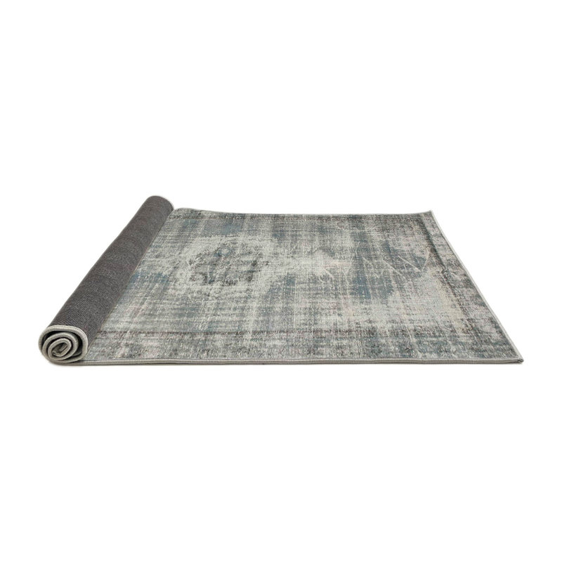 Tapis gris zone contemporaine, Rond 8 pi