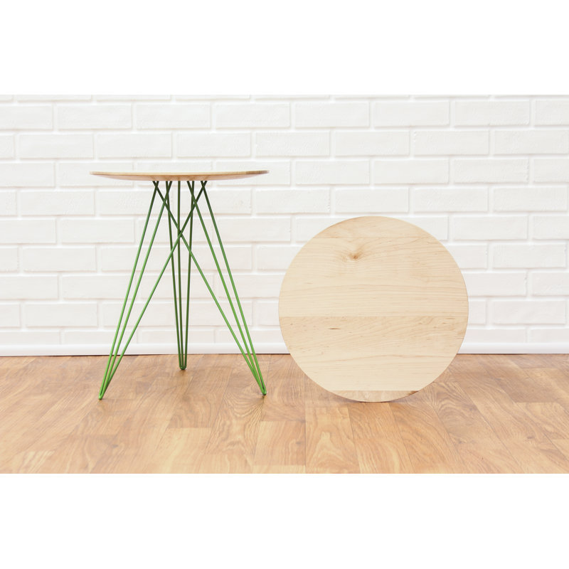 Table de bout Hudson, Vert, Érable