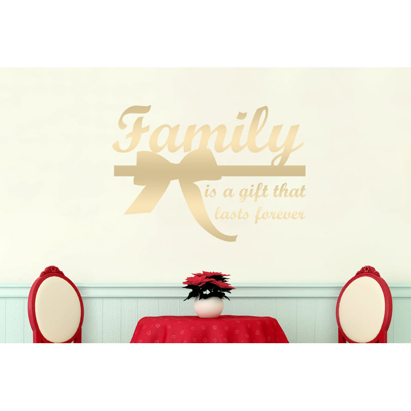Wall Decal, Shiny Gold, Large