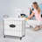 Metal Rolling Laundry Hamper with Handles