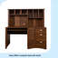 Home Office Computer Desk With Hutch-1465944128
