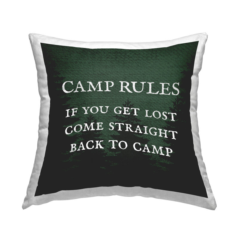 Polyester Throw Square Pillow Cover & Insert