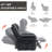 Power Lift Recliner Chair with Heat Massage, Dual Motor, Infinite Position, 350 LBS Capacity, USB Ports, and Faux Leather Upholstery-1850599727
