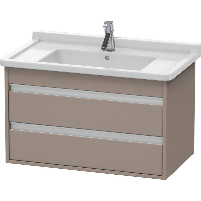 Ketho 31.5'' Wall Mounted Single Bathroom Vanity Base Only, Basalt Matt