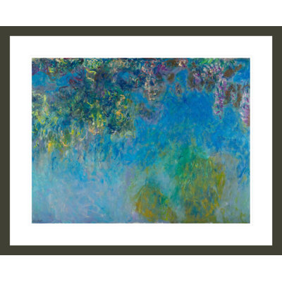 Wisteria by Claude Monet -Framed Giclee Print