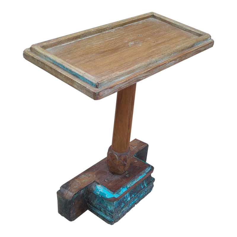 Asseline Solid Wood Frame End Table