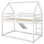Lit simple superposé avec glissade et échelle, blanc-1038816324