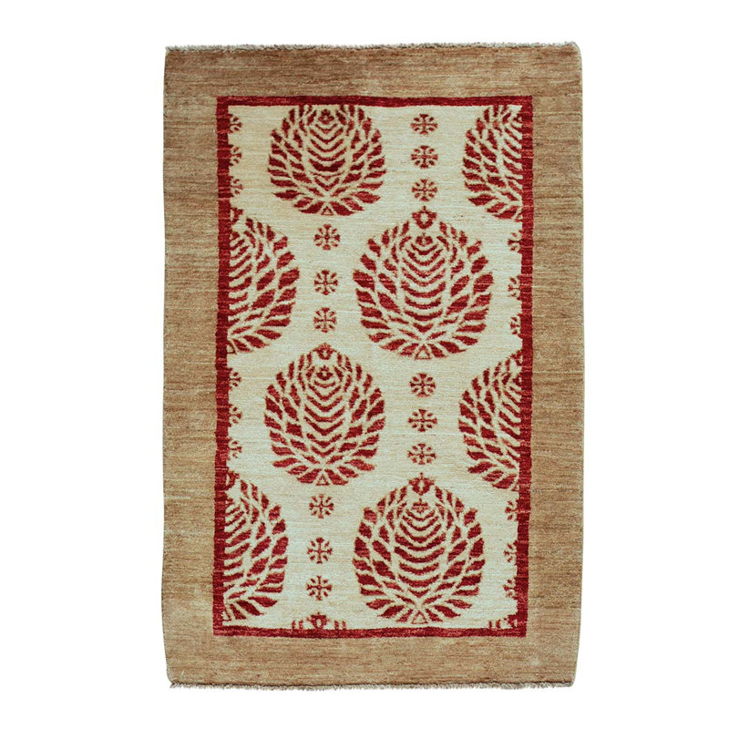 Floral Area Rug in Navy