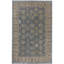 Wool Oriental Area Rug in Blue/Beige