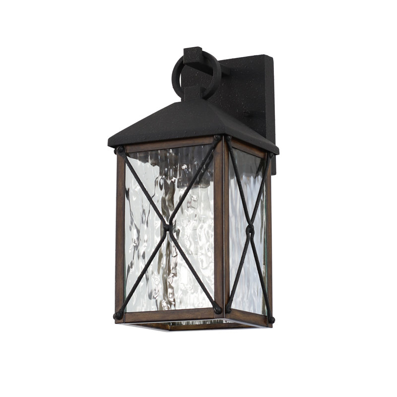Barthold 12"H Outdoor Wall Lantern Light