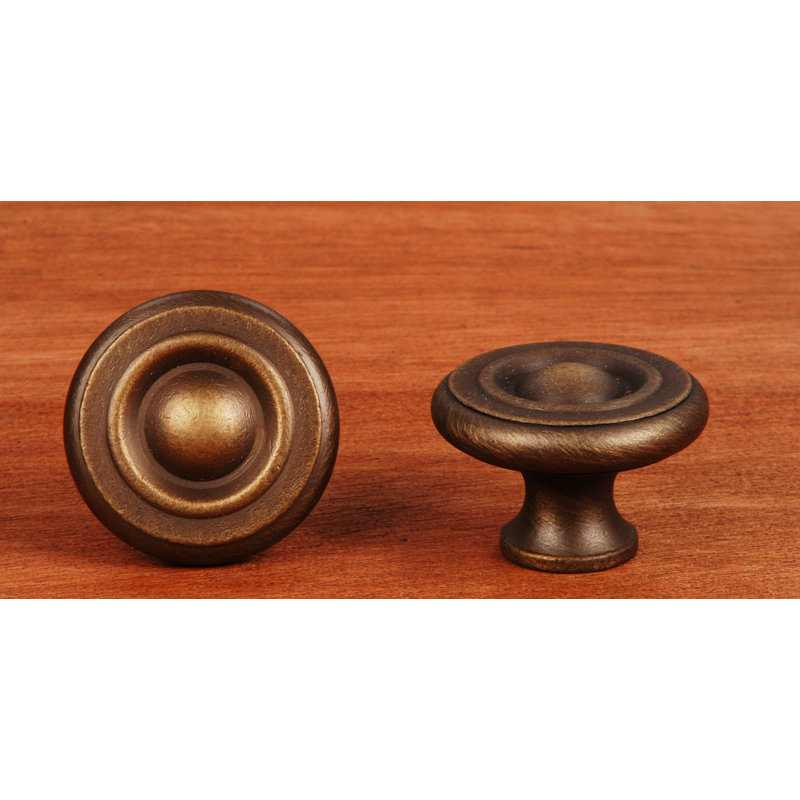 Poignée champignon géorgienne unie CK Series, Diamètre du bouton 1,5 po, Antique English