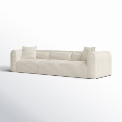 Canapé modulaire surdimensionné en velours côtelé Tov Furniture Tarra