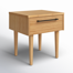 Sakhi 1 - Drawer Solid Wood Nightstand