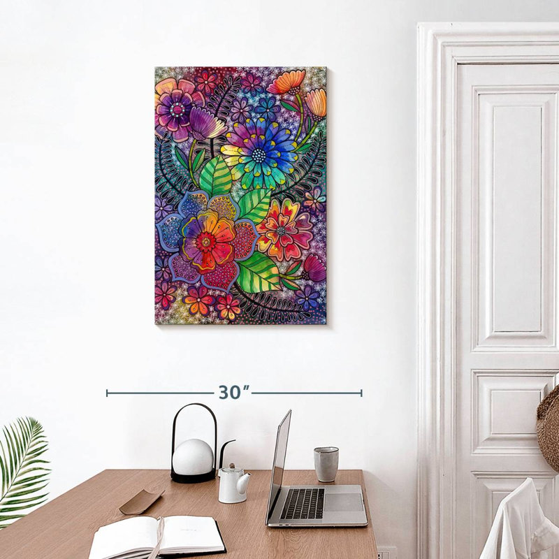 Harnek Bohemian Blooms II, H 30 po x l 20 po