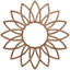 Médaillon de plafond en bois Daisy-59356314-59356294