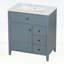 Meuble-lavabo de 30 pouces avec lavabo-129226204