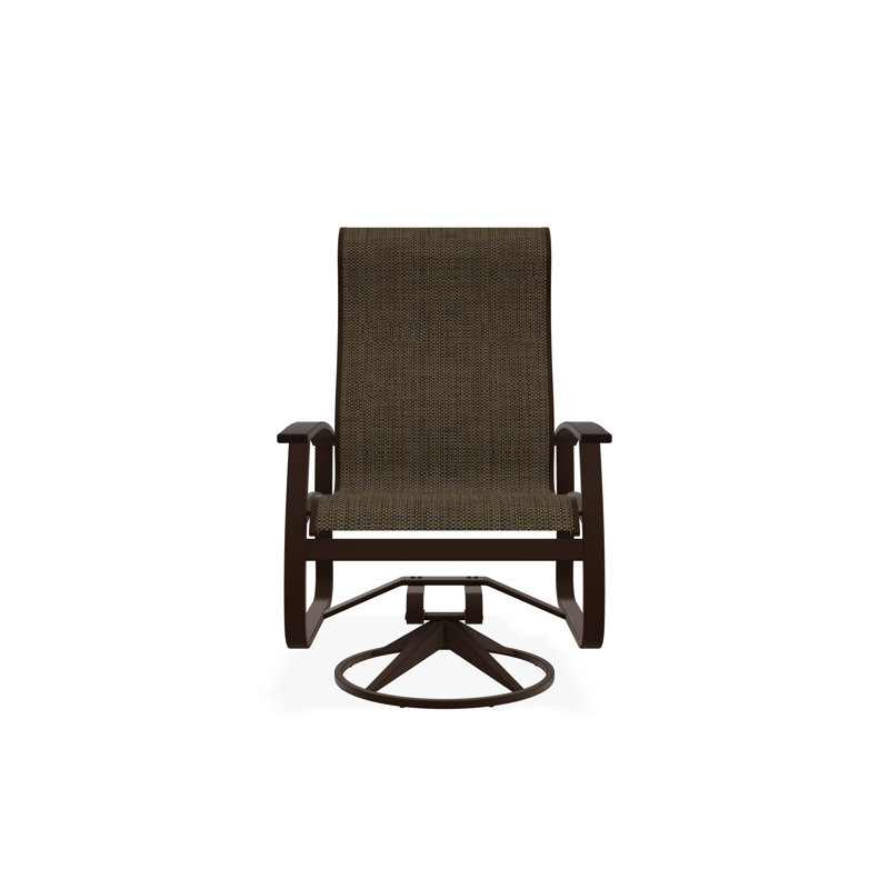 Belle Isle Outdoor Dining Chair, Kona, Beacon Taupe Sunbrella®