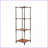 4-Tier Heavy Duty Stainless Steel Storage Shelf, 100lbs/Shelf | 49"H x14.9"W x13.7"D | Orange | Stainless Steel-1795874271