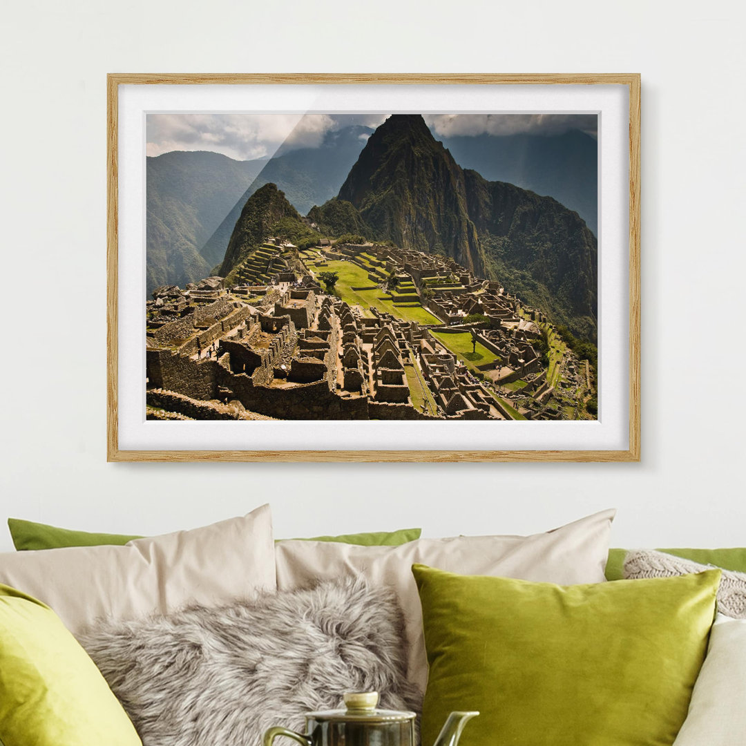 Gerahmtes Poster Machu Picchu