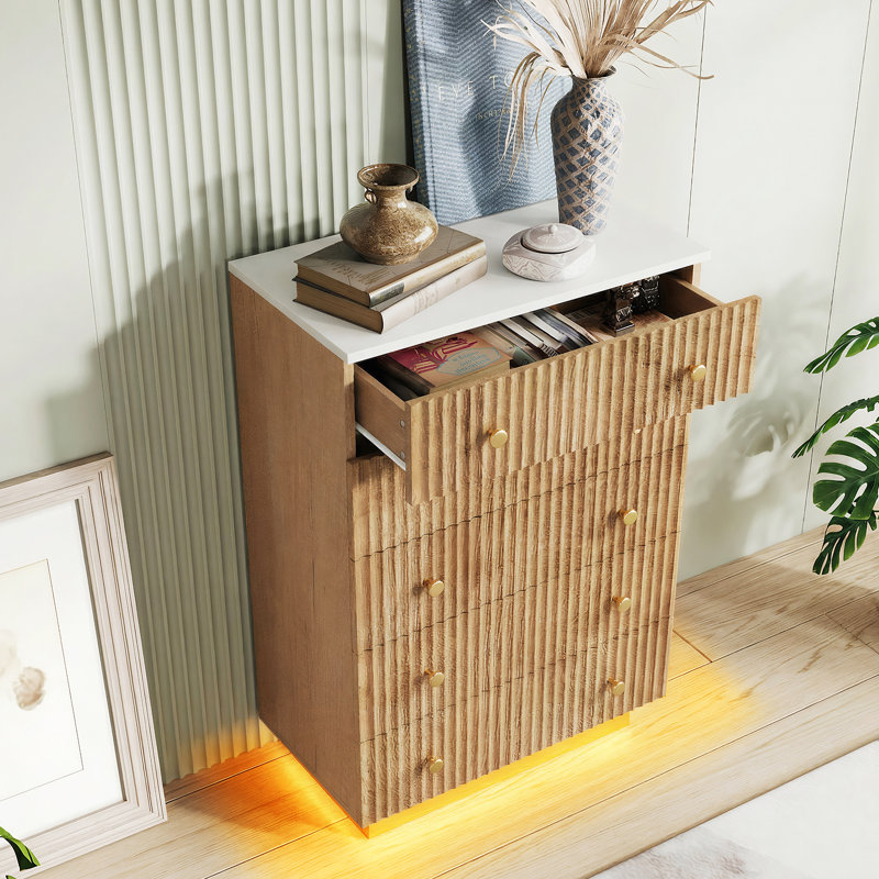 73 cm W Chest of 5 Drawers