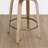 26'' Upholstered Swivel Counter Stool With Back And Bentwood Legs-665381261