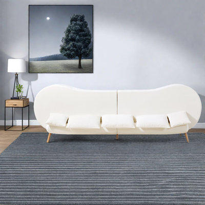 Modern Modular Sofas, High-density Foam, Curved Design For Home