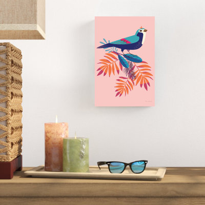 «Exotic Birds III» par Omar Escalante, impression sur toile tendue