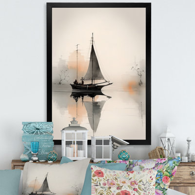 Broughtonville, voilier d'art asiatique, impression sur toile