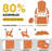 HDPE  Folding Adirondack Chair  with Cup Holder Weather-Resistant-282737878