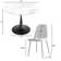 Leong 4 - Person Pedestal Dining Set