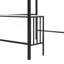 Lit mezzanine avec bureau et tablettes-928638614