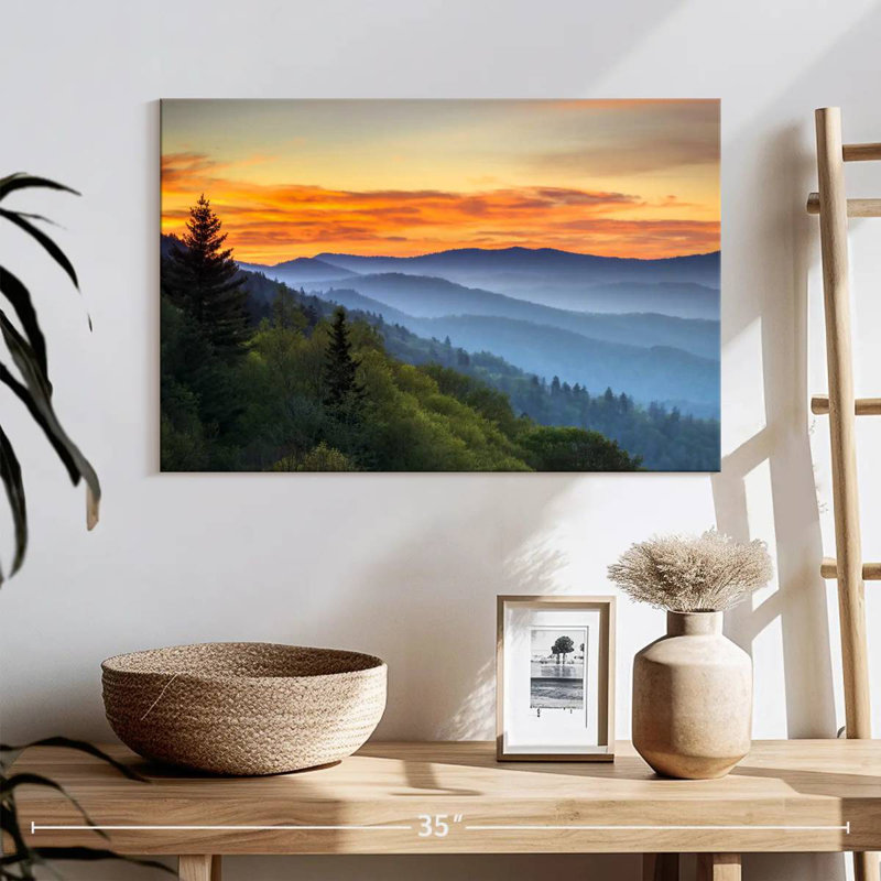 Alvord Oconaluftee Valley Overlook, 16" H x 24" W