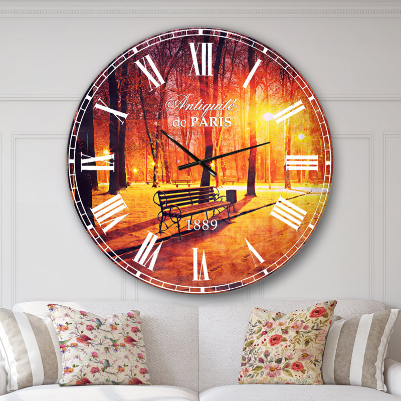 Horloge murale Swigart, Surdimensionné