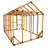 8' W x 12' D DIY Storage Shed Kit