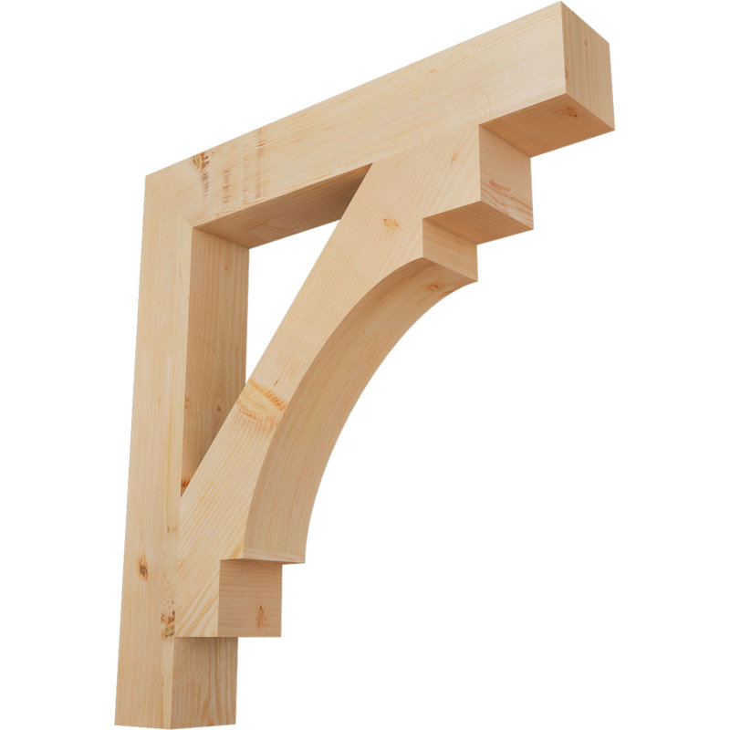 Support lisse bloc 5 1/2 po x P 38 po x H 42 po, sapin Douglas, Sapin de Douglas, H 42 po x l 5,5 po x P 38 po