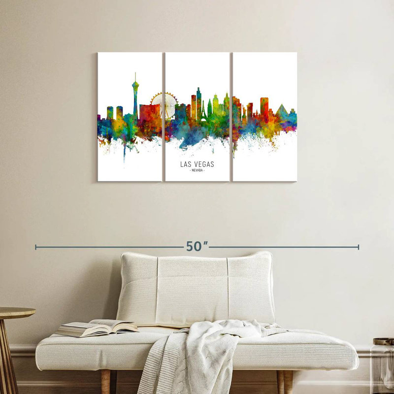 Sireci Las Vegas Nevada Skyline I, 24" H x 38" W