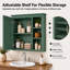 Armoire à pharmacie rectangulaire en bois avec panneau de fibres à densité moyenne H 28 po x H 30 po LuxuryCore-129387480