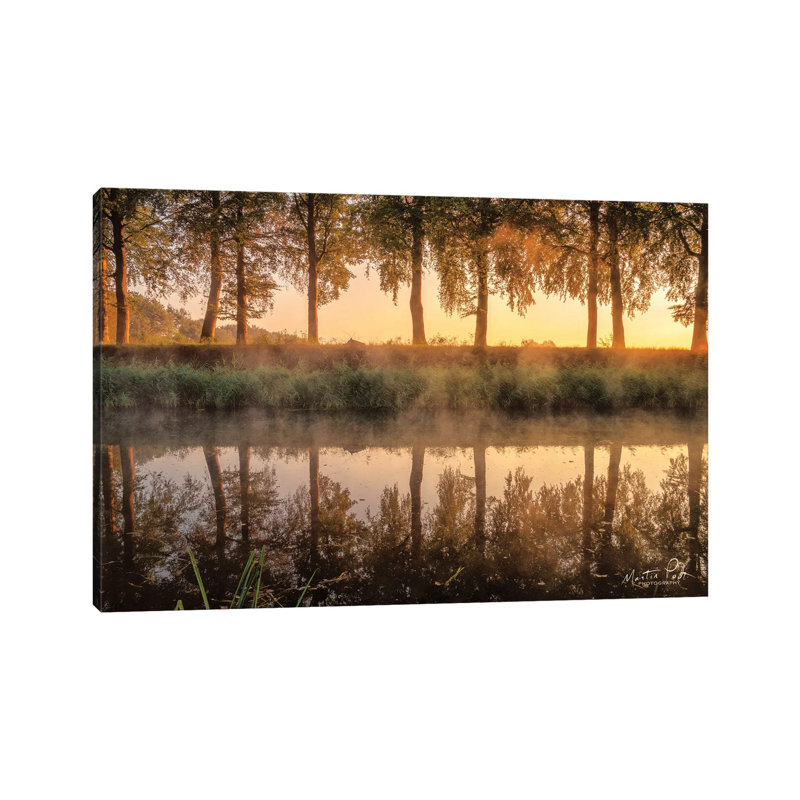 Sunrise In The Netherlands by Martin Podt - Wrapped Canvas Print, 20.32 cm H x 30.48 cm W