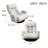 360 Degree Rotatable Chair With Adjustable Waist And For Relaxing Back Support