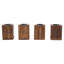 Ensemble de 4 bougies chauffe-plat festives NOEL