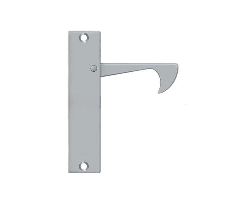 C2EFA2DE7BDF4AD08D1A56AD0894983F Edge Pulls-Thin, 4-1/4" x 1" in Brushed Chrome, Brushed Chrome
