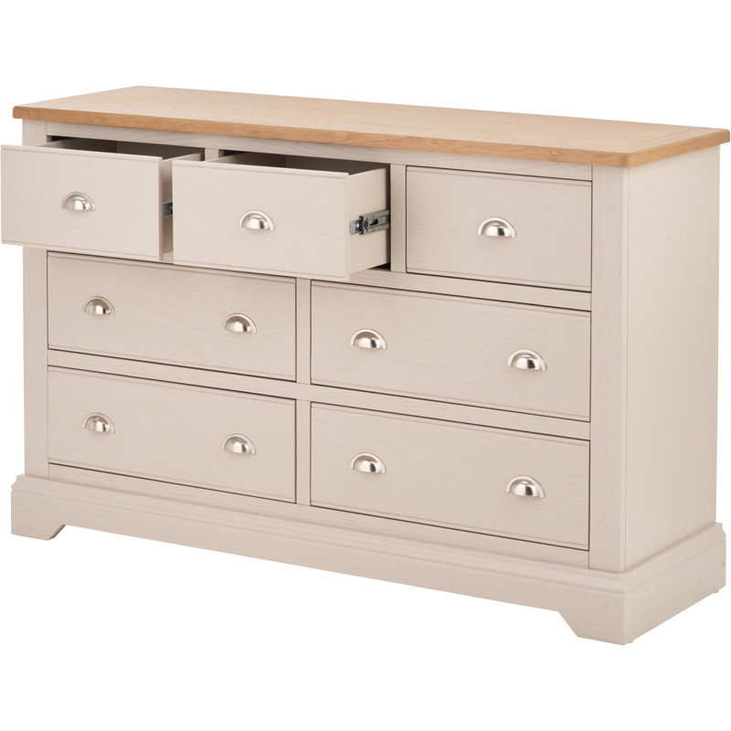 136 cm W Chest of 7 Drawers