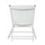 Ensemble de 2 chaises longues d'extérieur avec dossier réglable et assise en textilence
