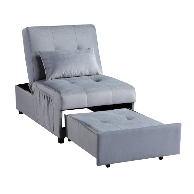 Banc de rangement à plateau relevable Modern, Gris
